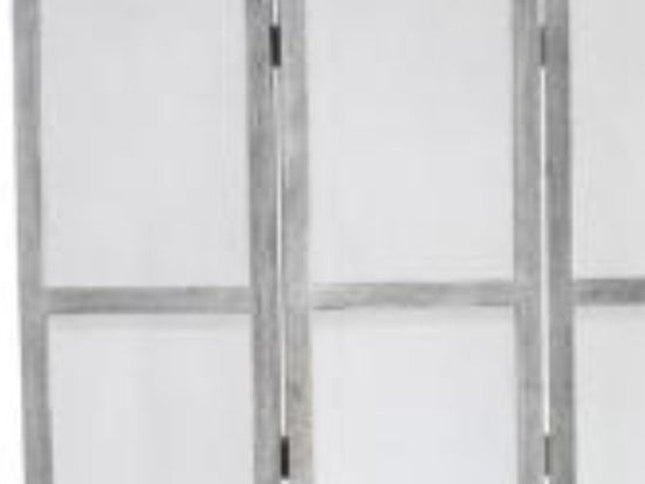 53" X 67" Gray Wood Breezer Mesh  Screen