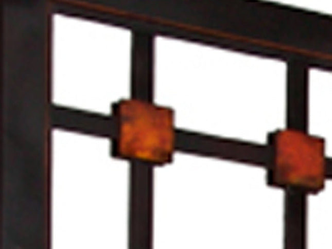 84" X 84" Brown Woood  Screen