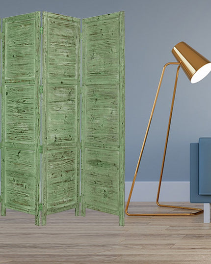 76" X 84" Black Wood Screen