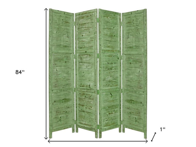 76" X 84" Black Wood Screen