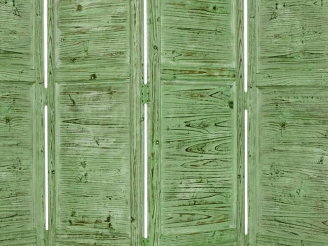 84" Black Wood Folding Four Panel Screen Room Divider