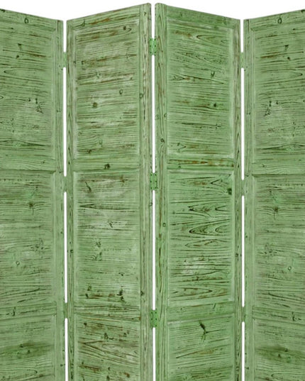 76" X 84" Black Wood Screen