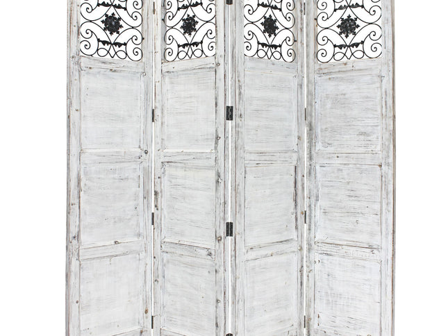 76" X 84" Blue Wood Screen