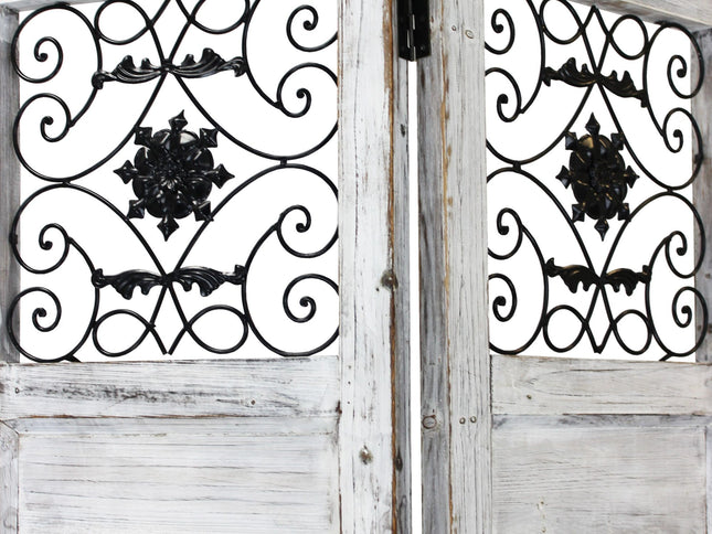 76" X 84" Blue Wood Screen