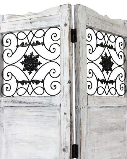 76" X 84" Blue Wood Screen