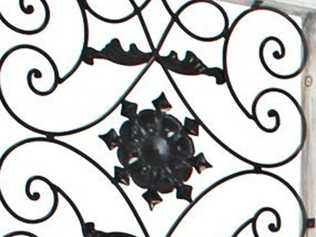 76" X 84" Blue Wood Screen