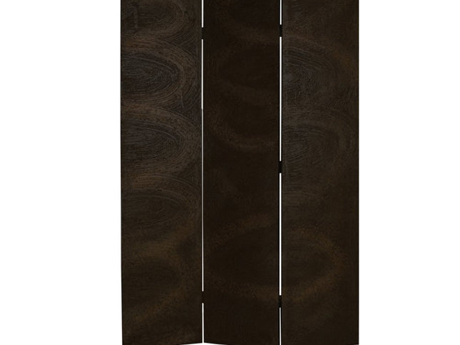 48" X 72" Black Wood Canvas  Screen