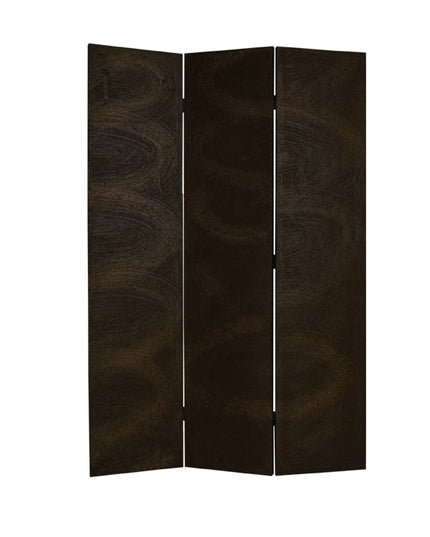 48" X 72" Black Wood Canvas  Screen