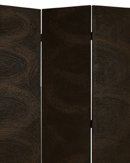 48" X 72" Black Wood Canvas  Screen