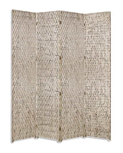 84" X 84" Silver Wood  Screen