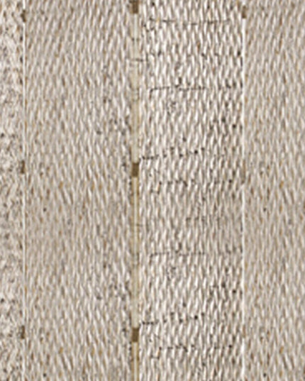 84" Silver Wood Folding Four Panel Screen Room Divider