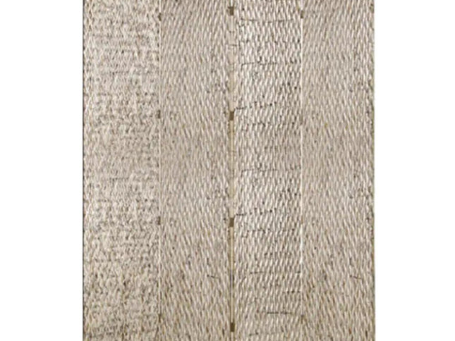 84" X 84" Silver Wood  Screen