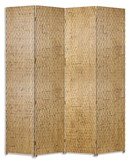 84" X 84" Silver Wood  Screen