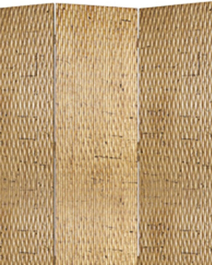 84" Silver Wood Folding Four Panel Screen Room Divider