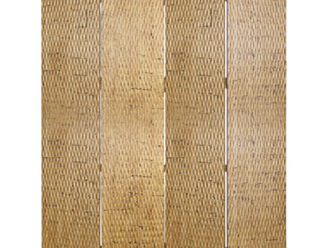 84" Silver Wood Folding Four Panel Screen Room Divider