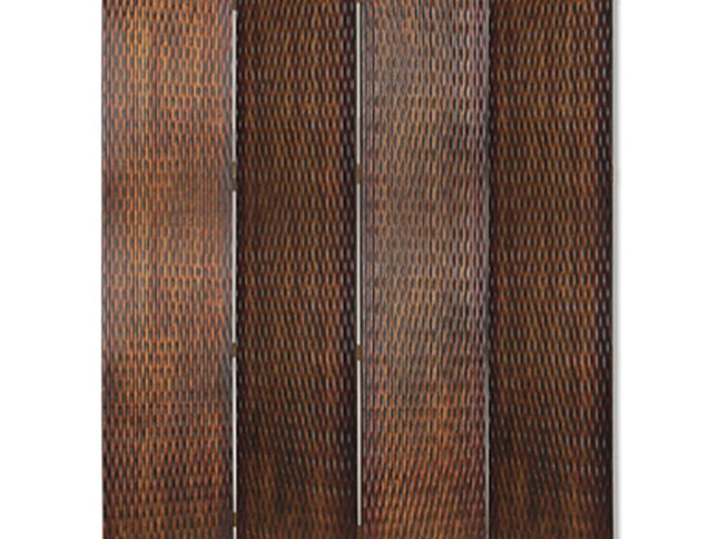 84" X 84" Silver Wood  Screen