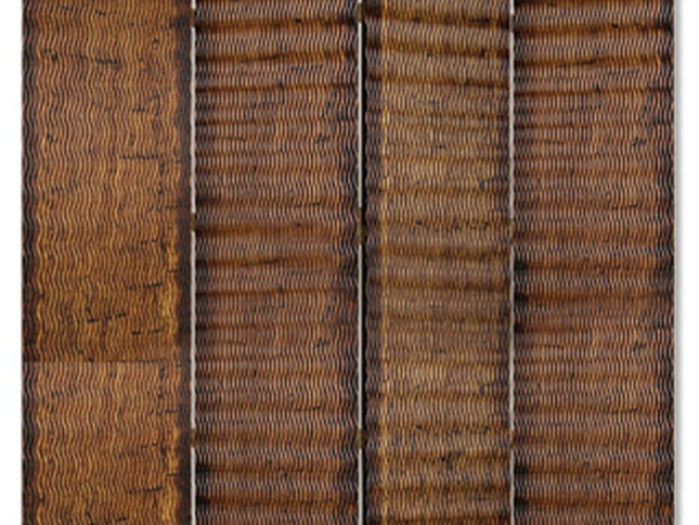 84" X 84" Brown Wood  Screen