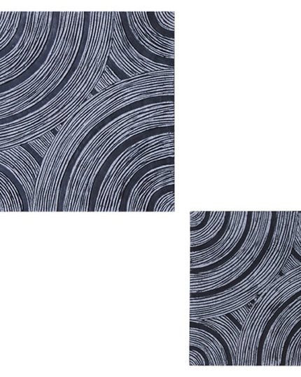 13" X 13" X 2" Gray Lined, Square - Wall Decor