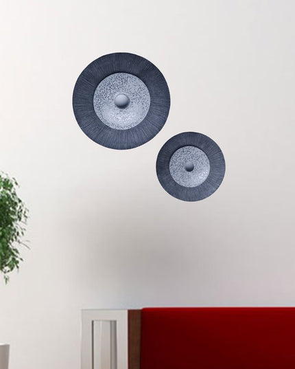 20" X 20" Gray Sandstone Hanging Dimensional Sculpture Wall Decor