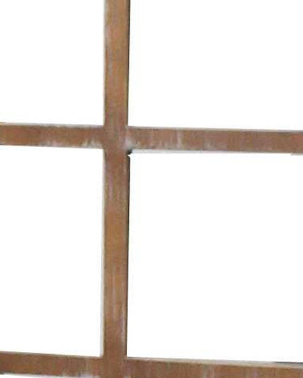 63 X 84 Brown Wood Mirror  Screen