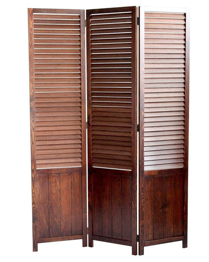 47" X 67" Brown Wood  Screen