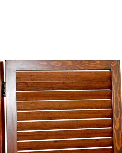 47" X 67" Brown Wood  Screen