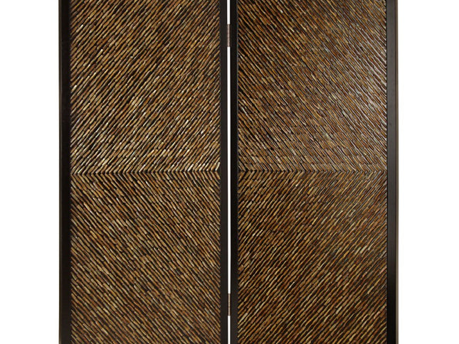 63" X 84" Multi Color Wood  Screen