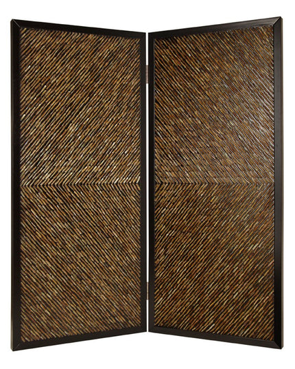 63" X 84" Multi Color Wood  Screen