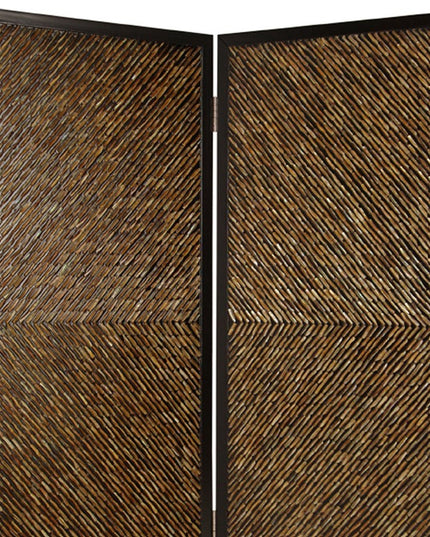 63" X 84" Multi Color Wood  Screen