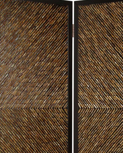 63" X 84" Multi Color Wood  Screen