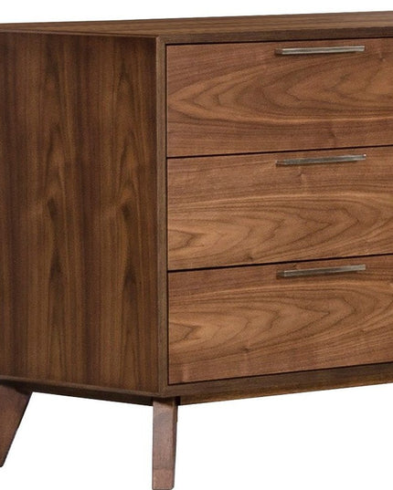 51" Brown Solid and Manufactured Wood Six Drawer Double Dresser