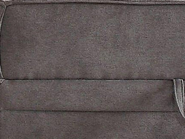 30" Gray Velvet Storage