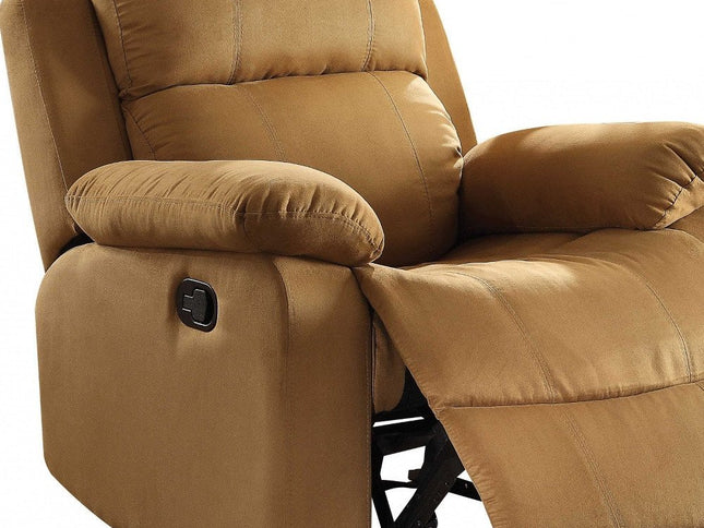 36" Brown Microfiber Recliner