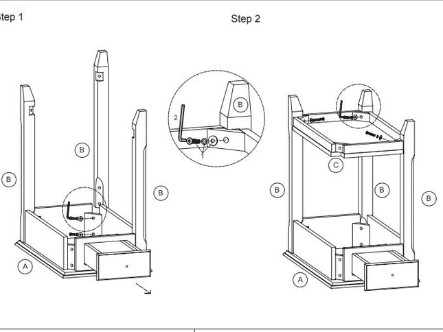 23" Brown Solid Wood End Table