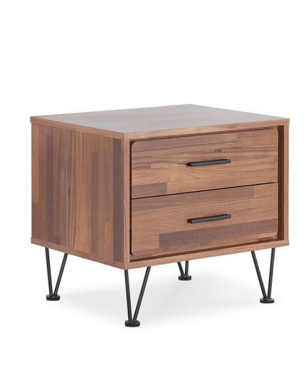 20" White Nightstand With Manufactured Wood Top