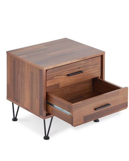 20" White Nightstand With Manufactured Wood Top