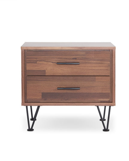 20" White Nightstand With Manufactured Wood Top