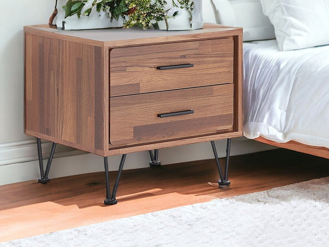 20" White Nightstand With Manufactured Wood Top