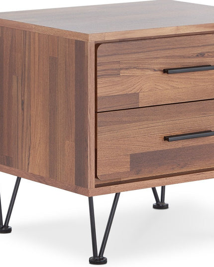 20" White Nightstand With Manufactured Wood Top