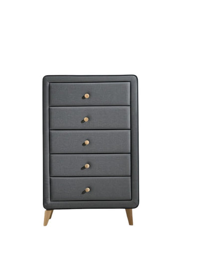 43" Light Gray Solid Wood Standard Dresser/Chest