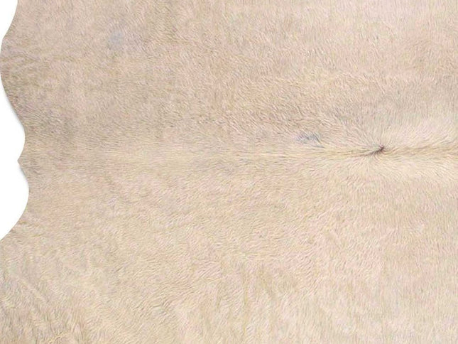 6' X 7' Black Cowhide Area Rug