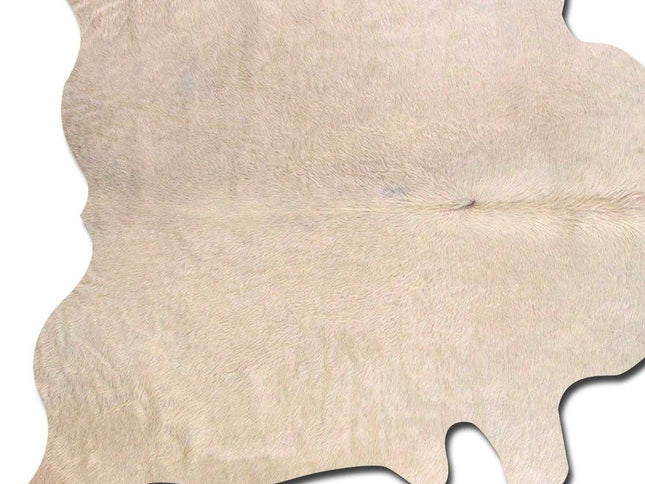 6' X 7' Black Cowhide Area Rug