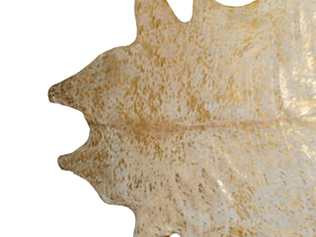 6' X 7' Natural Cowhide Cowhide Print Area Rug