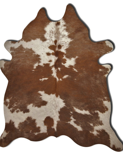 6' X 7' Black And White Cowhide Animal Print Area Rug