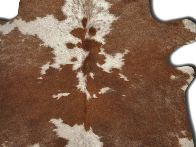6' X 7' Black And White Cowhide Animal Print Area Rug