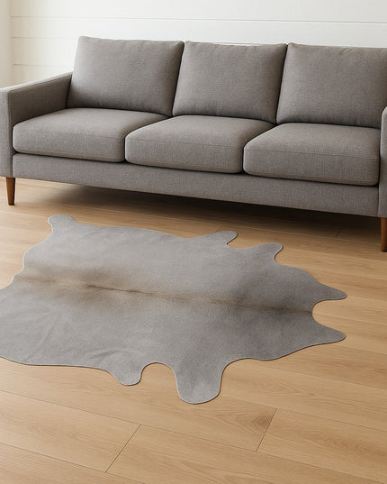 6' X 7' Natural Cowhide Cowhide Print Area Rug