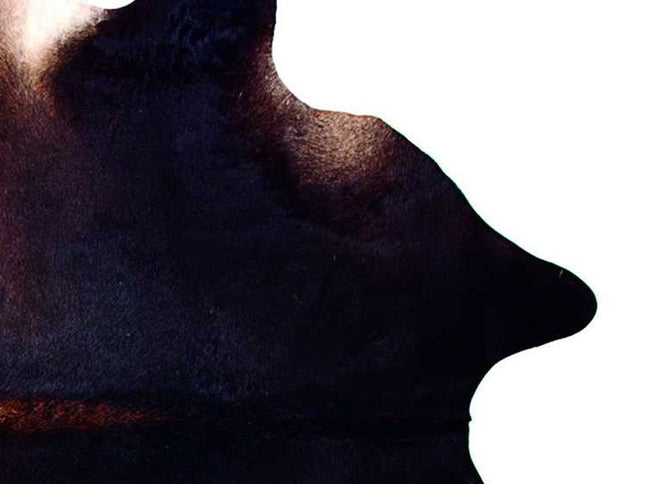 6' X 7' Brown And Black Cowhide Cowhide Print Area Rug