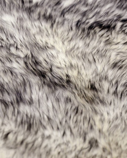 2' X 3' Gray Genuine Sheepskin Animal Print Shag Area Rug