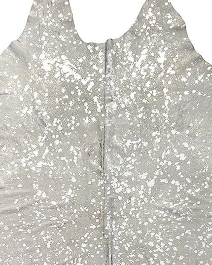 6' X 7' Natural Cowhide Cowhide Print Area Rug