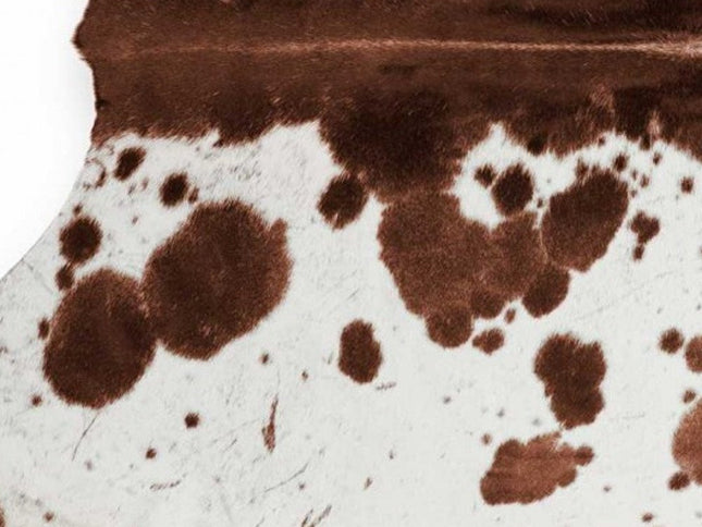 6' X 7' White Cowhide Cowhide Print Area Rug